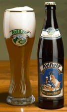 Ayinger - Weizenbock bottle & glass