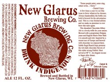 New Glarus Thumbprint Series Chocolate Abbey Ale
