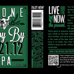 Stone Brewing Enjoy by 12.21.12 IPA (label)