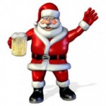 Santa With a Beer
