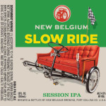 New Belgium Slow Ride Session IPA Bottle Label