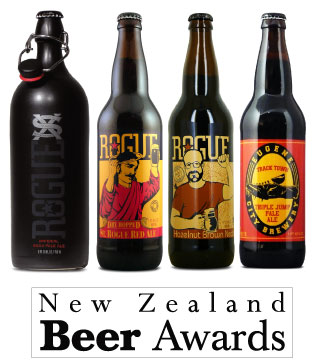 Rogue Breweries Win 4 of 11 Best in Class Awards in New Zealand