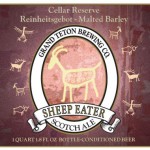 Sheep Eater Scotch Ale Available November 1st
