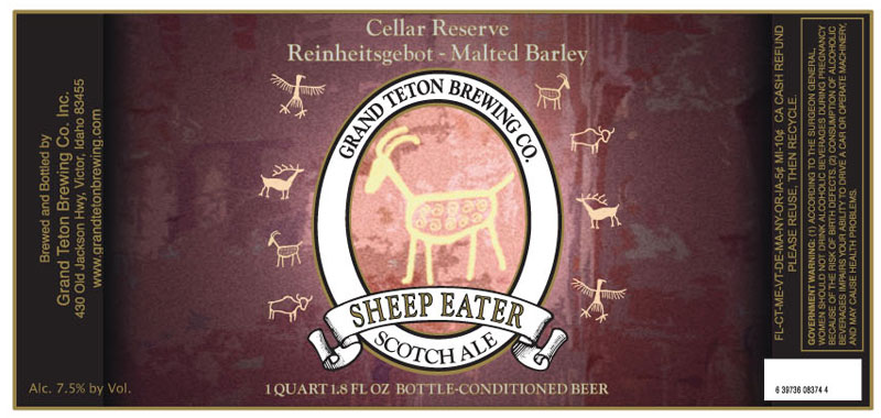 Grand Teton Sheep Eater Scotch Ale