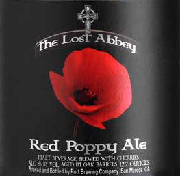 The Lost Abbey - Red Poppy Ale Label
