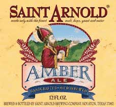 Saint Arnold Amber ale