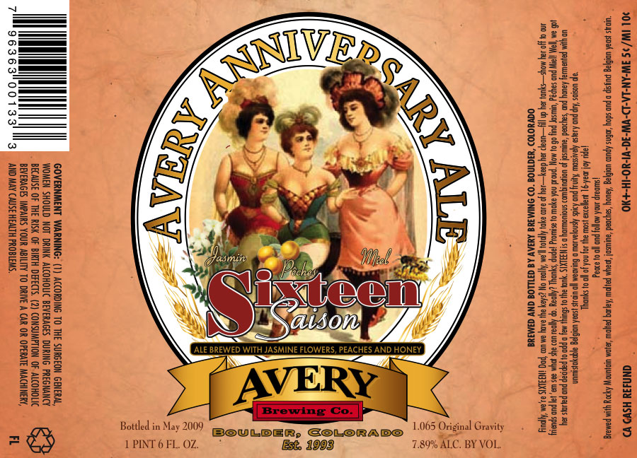 Avery Sixteen - Label