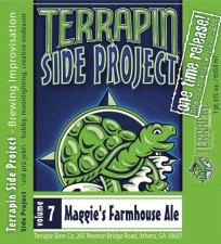Terrapin Side Project Volume 7 Maggie's Farmhouse Ale