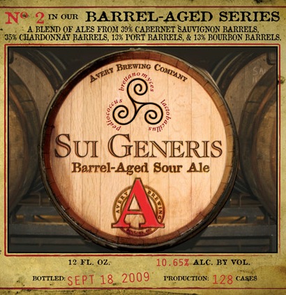 Avery Sui Generis - Barrel Aged Sour Ale