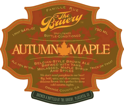 The Bruery Barrel Aged Autumn Maple