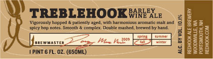 Redbook - Treblehook Barley Wine