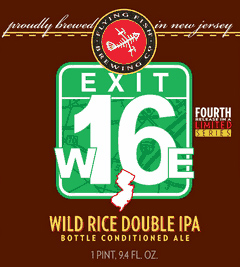 Flying Fish’s Exit 16 Wild Rice Double IPA To Debut In March