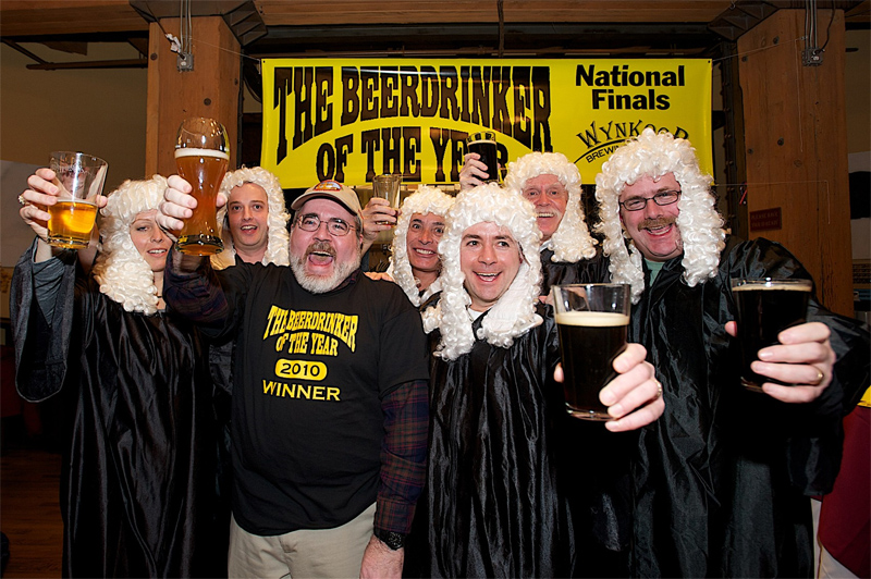 2010 Wynkoop Brewing - Beerdrinker of the year - Bill Howell with judges