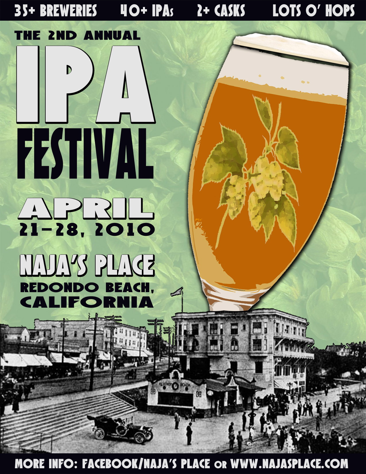 Naja’s Place 2nd Annual IPA Fest W/ Tap Line Up