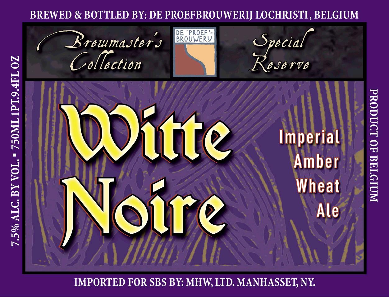 De Proefbrouwerij Witte Noire