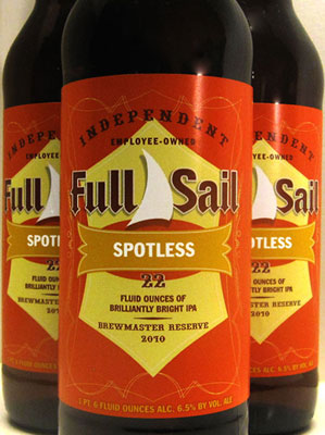 Full Sail Spotless Added to Brewmaster’s Reserve