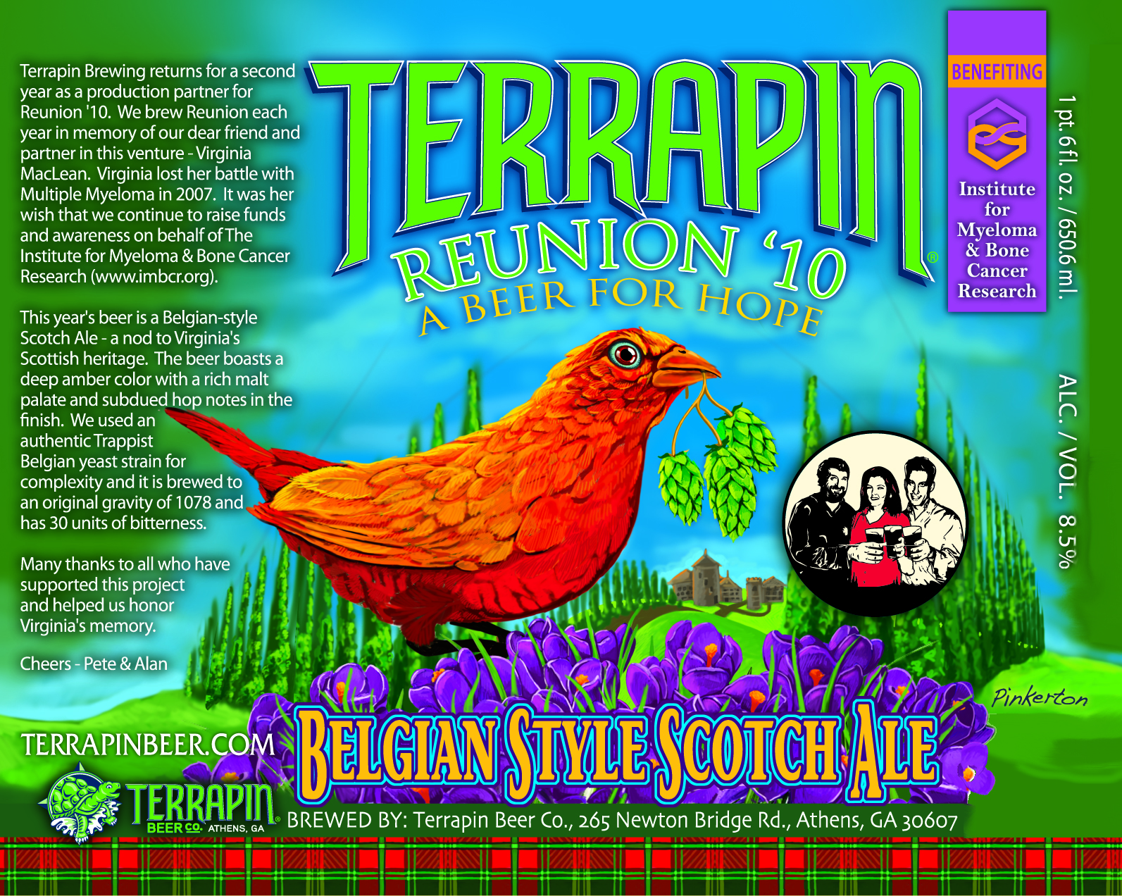 Reunion ’10 – A Beer For Hope Belgian Style Scotch Ale