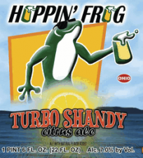 Hoppin Frog Turbo Shandy Citrus Ale