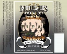 Bootlegger's Brewery Knuckle Sandwich DIPA