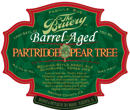 Barrel Aged Partridge in a Pear Tree