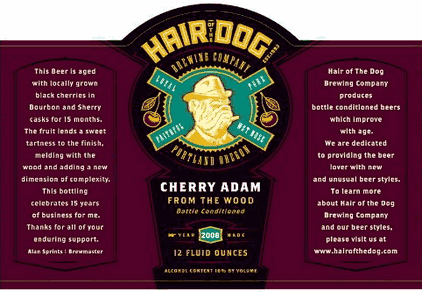 Hair of the Dog Cherry Adam From The Wood