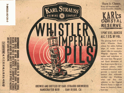 Karl Strauss Whistler Imperial Pils
