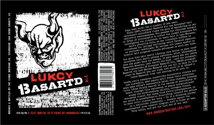 Stone Brewing - Lukcy Basartd