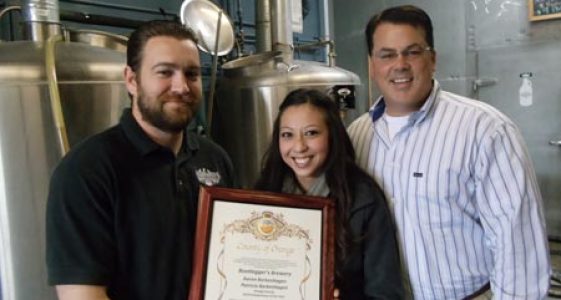 Bootlegger's Aaron and Patricia Honored with OC Award Bootlegger's Aaron and Patricia Honored with OC Award