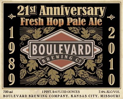 Boulevard 21st Anniversary Fresh Hop Pale Ale