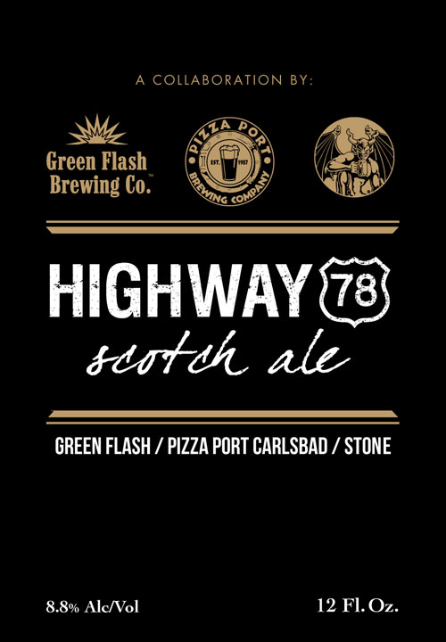 Stone Green Flash Pizza Port Highway 78 Scotch Ale