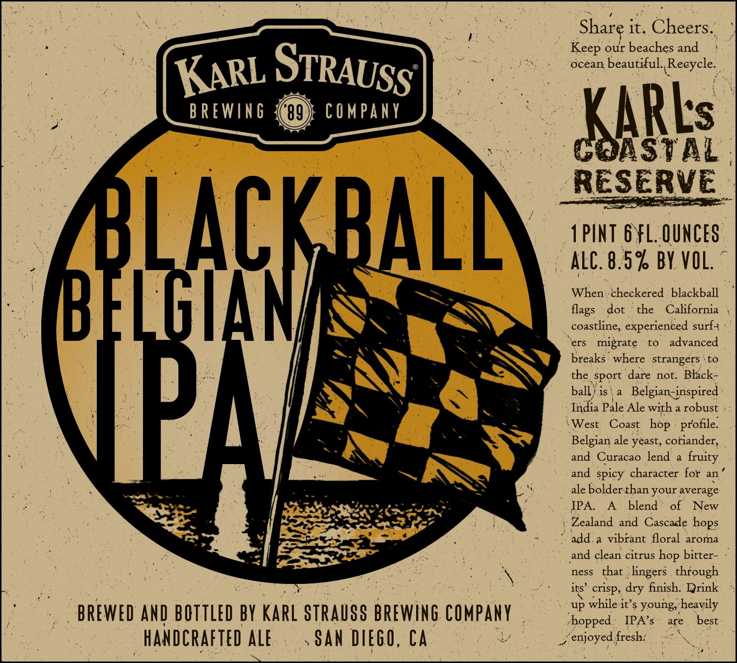 Karl Strauss Blackball Belgian IPA