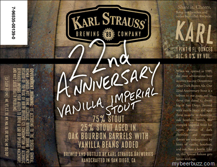 Karl Strauss 22nd Anniversary Ale
