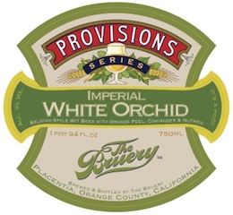 The Bruery Provisions Series: Imperial White Orchid