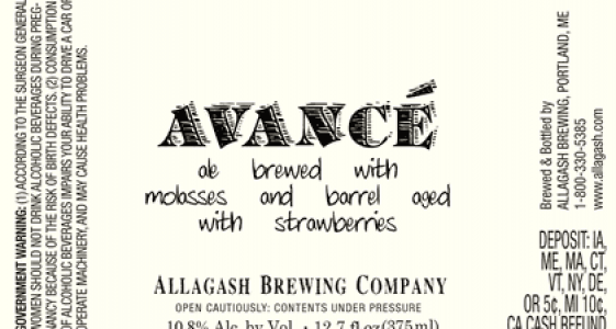 Allagash Avancé Allagash Avance