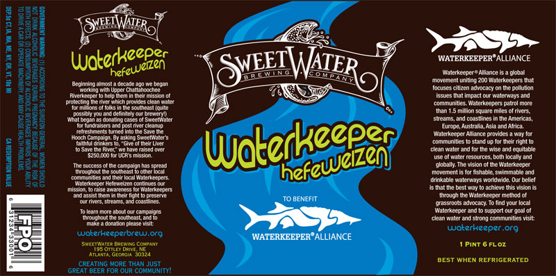SweetWater Brewing’s Raises Thousands for Waterkeeper Alliance