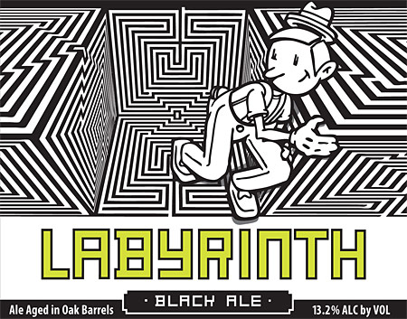 Uinta Crooked Line Labyrinth Black Ale