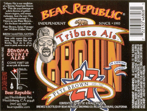 Bear Republic Pete Brown Tribute Ale