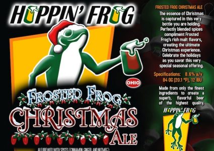 Hoppin Frog Frosted Frog Christmas Ale