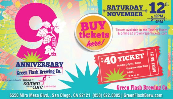 Green Flash 9th Anniversary