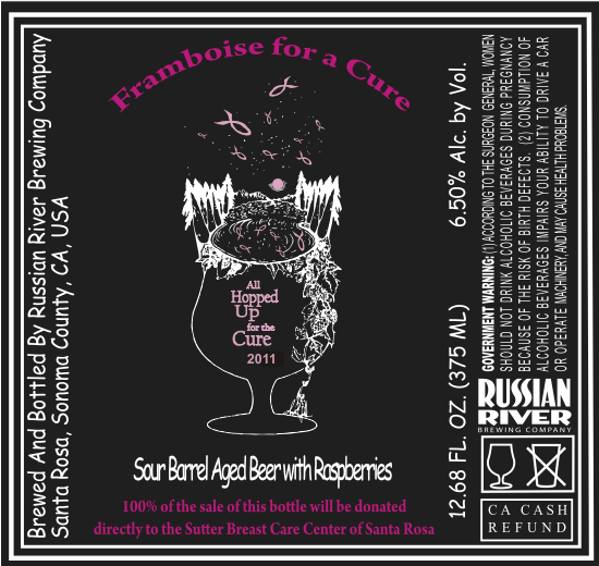 Russian River Framboise for a Cure 2011