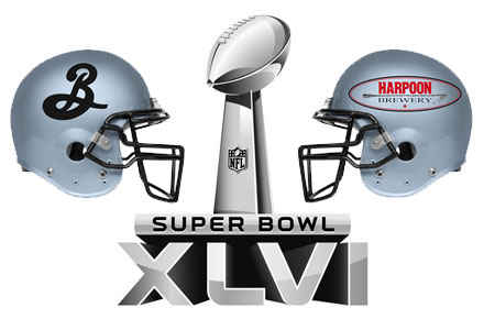 Super Bowl 46 - Brooklyn Brewery vs. Harpoon Brewery (featured)