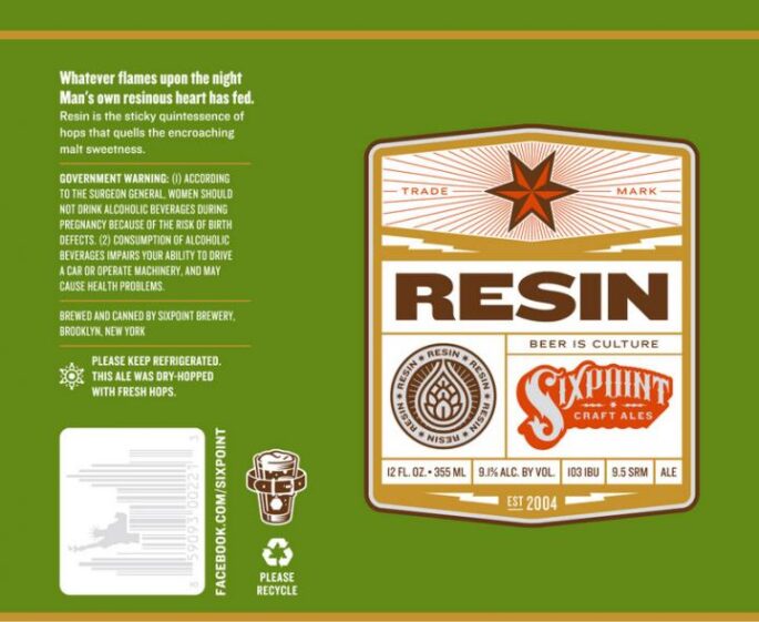 sixpoint resin label