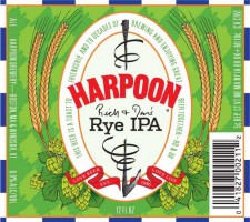 Harpoon Rich and Dan's Rye IPA