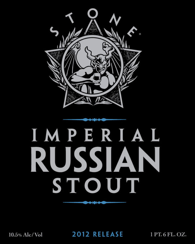 2012 Stone Imperial Russian Stout (Front Label)