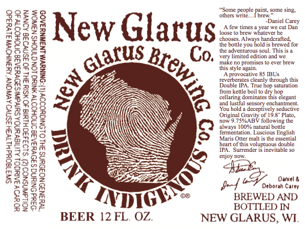 New Glarus Thumbprint Series IIPA