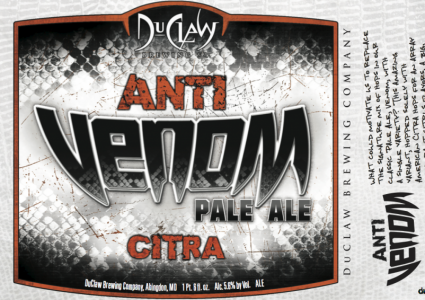 Anti Venom Citra 22 oz Label