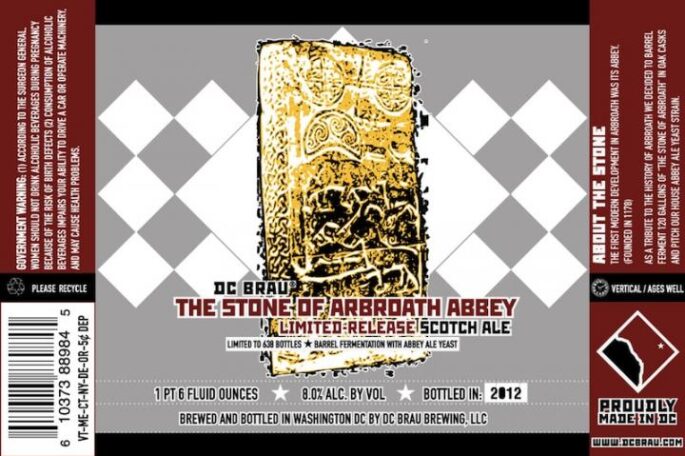 DC Brau The Stone of Abroath Abbey