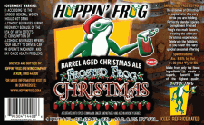 Hoppin Frog Barrel Aged Frosted frog Christmas Ale
