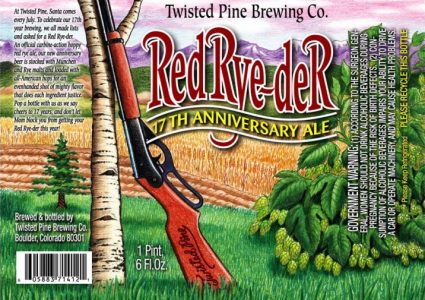 Twisted Pine Brewing - Red Rye-der 17th Anniversary Ale