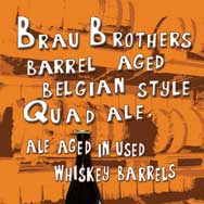 Brau Brothers Barrel Aged Belgian Style Quad
